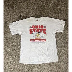 Vintage 1995 Fruit Of The Loom Ohio State Buckeyes Shirt Adult XXL Football